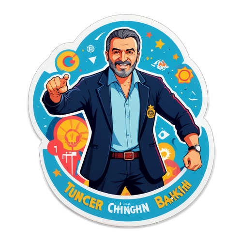 Tuncer Bakırhan'a Özgü Aksiyon Karakteri Sticker