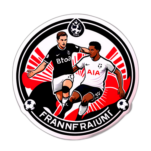 Ілюстрація матчів між Айнтрахтом Франкфурт та Тоттенхемом