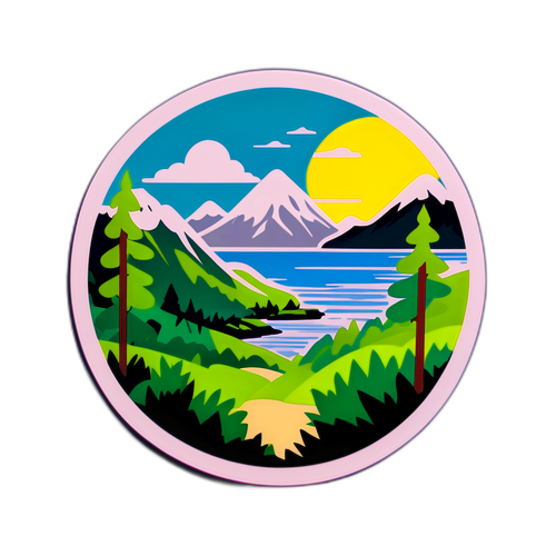 Et fredelig landskap av Bastøy fengsel