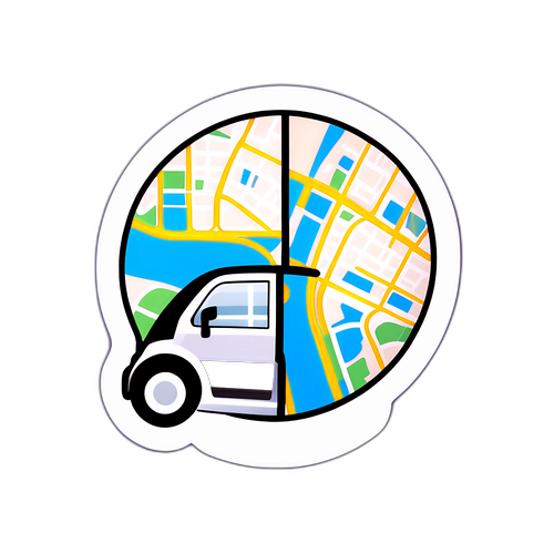 Smart transport med Uber-logotyp