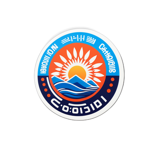 현대 디자인의 조선일보 로고 스티커