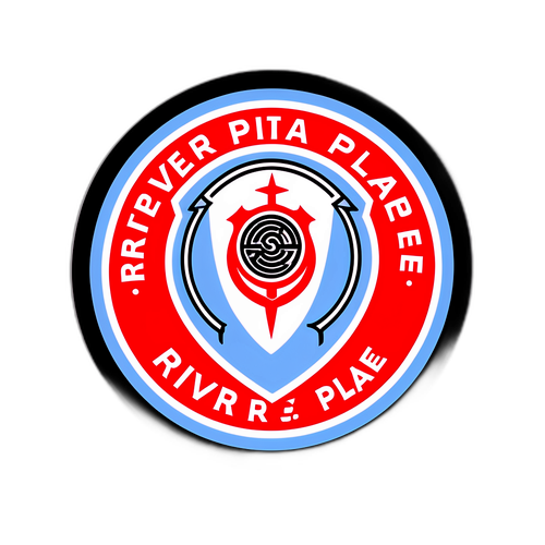 Sticker mit dem Logo von River Plate