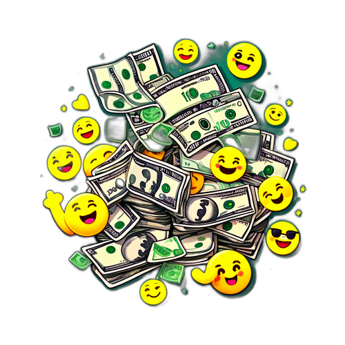 Купа грошей, що символізує 1000 гривень від Зеленського