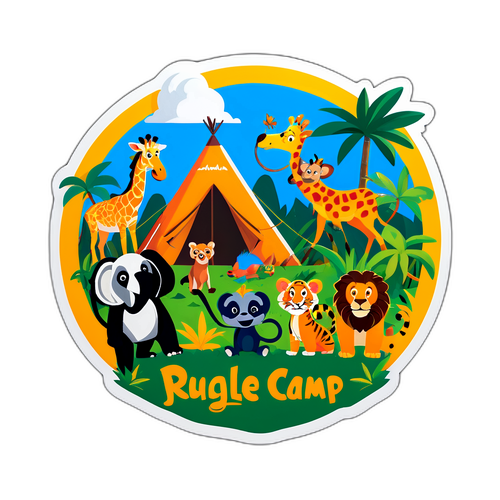 Dschungel Camp Aufkleber