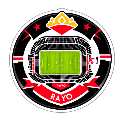 Αυτοκόλλητο Σταδίου Ποδοσφαίρου Rayo Vallecano vs Valencia