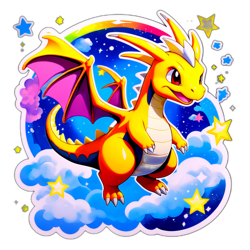 Stiker Mega Dragonite