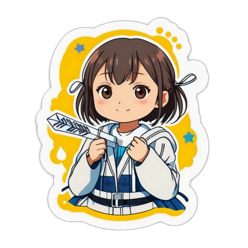 宮間彩花ファンのためのデザインステッカー