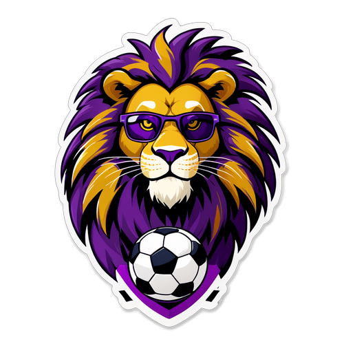 Desain Stiker Singa Orlando City SC