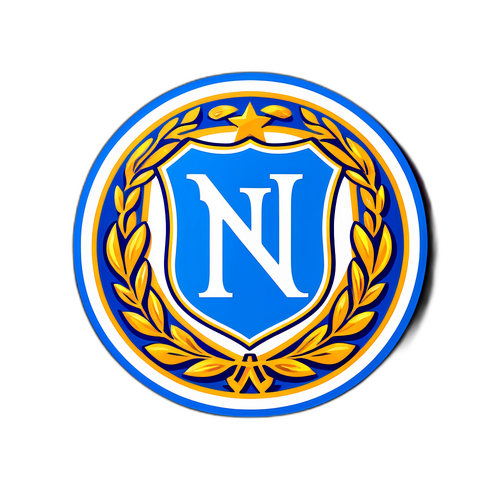 Sticker ya Mpira wa Miguu wa Napoli