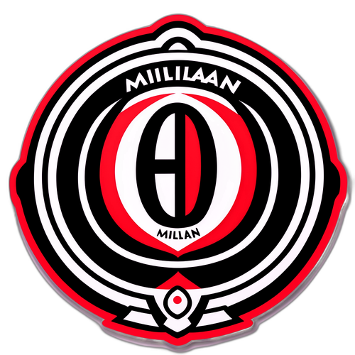 Design stilizat AC Milan