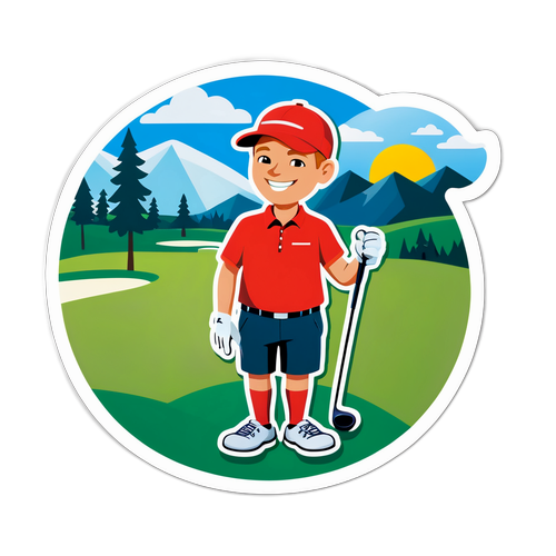 Juha Kankkunen Golf Sticker