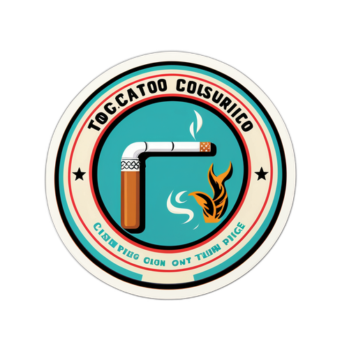 Retro-Zigarettenpreisschild Aufkleber