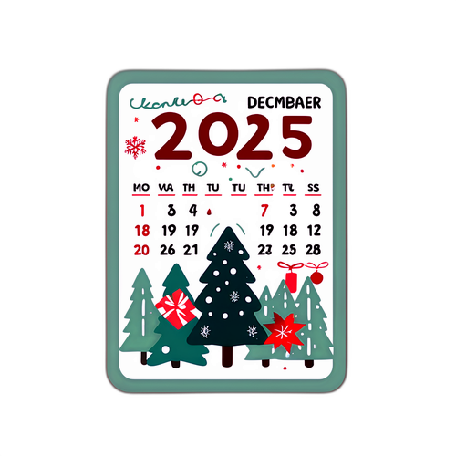 Maanyong Kalendaryo ng Disyembre 2025