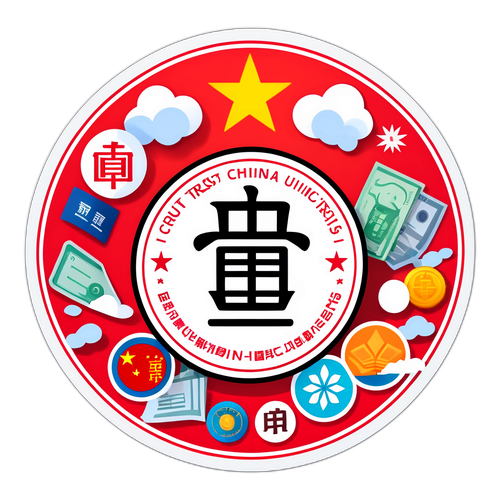 中國信託品牌貼紙