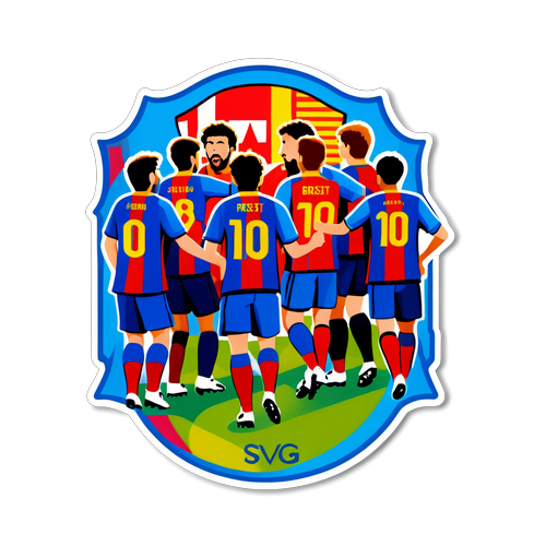 Valloittava jalkapallostikeri Barcelona vs Brest