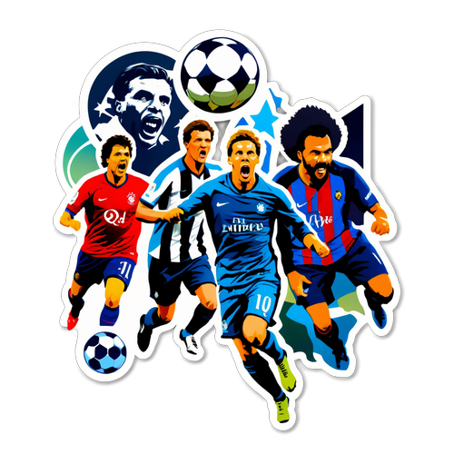 Collage de Momentos Icónicos de la Champions League