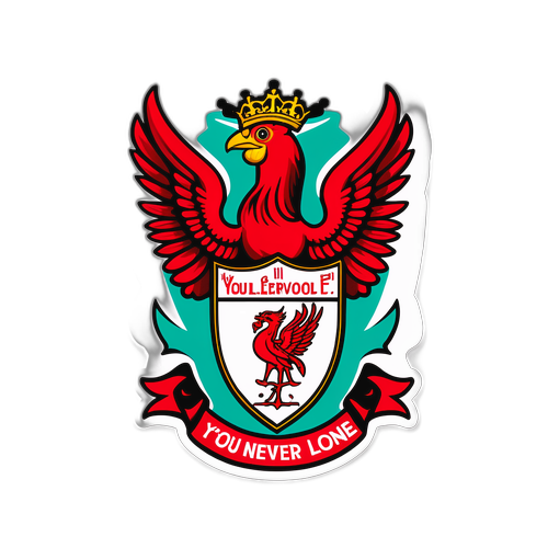 מדבקה צבעונית של ליברפול FC