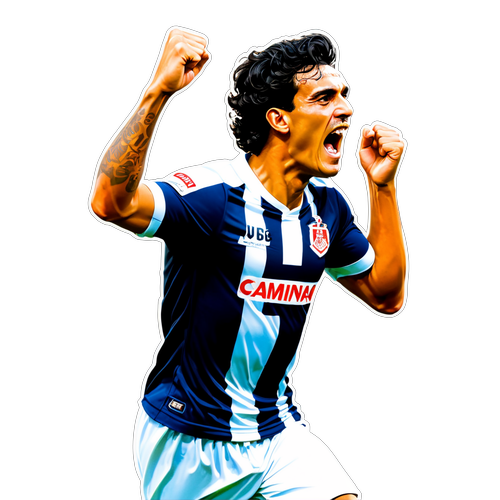 ¡Increíble Celebración! César Vallejo Anota y Desata la Pasión Contra Alianza Lima en Liga 1