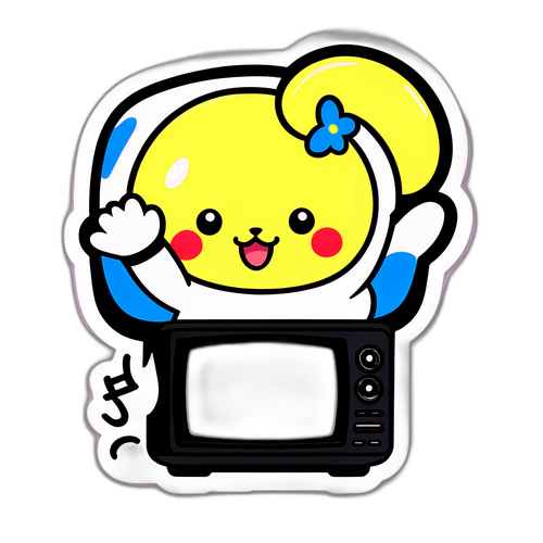 NHKロゴにインスパイアされた可愛いキャラクター