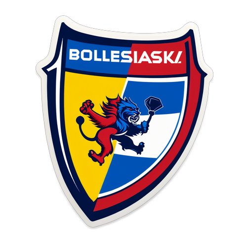 Design emocionální nálepky na fotbalový zápas Boleslav – Liberec