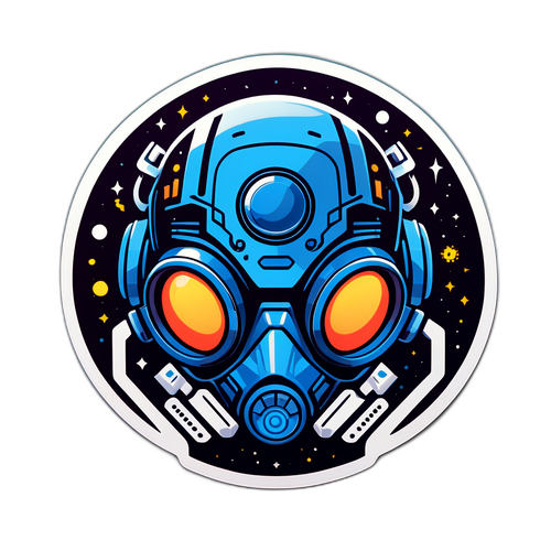 Lumoava stickeri tulevaisuuden teknologioista