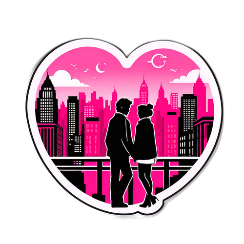 Romantisk Sticker Inspireret af Sex and the City