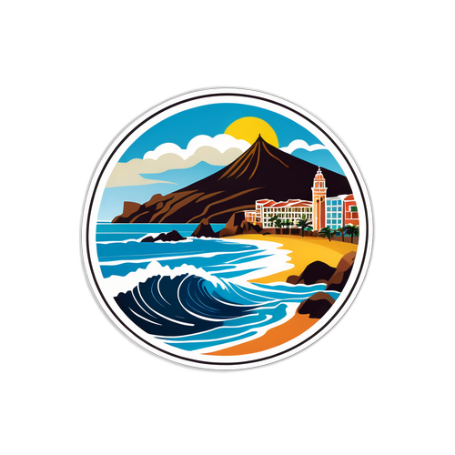 Tenerifes smukke kystlinje og bølger