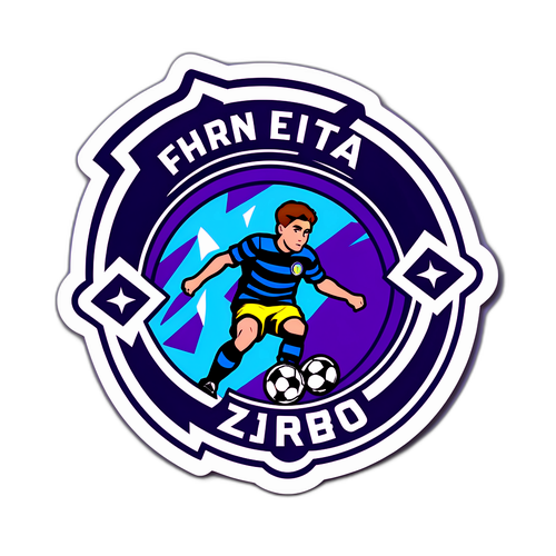 Стильна наклейка Інтер проти Фіорентини