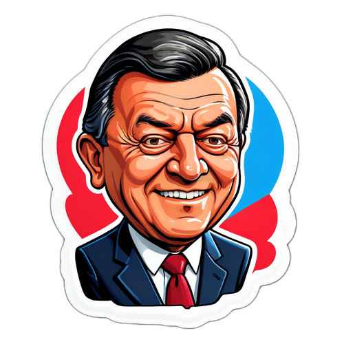 Adesivo Caricatural do Ministro Barroso