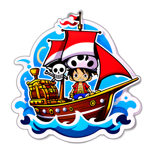 Adesivo Avventura Pirata di One Piece