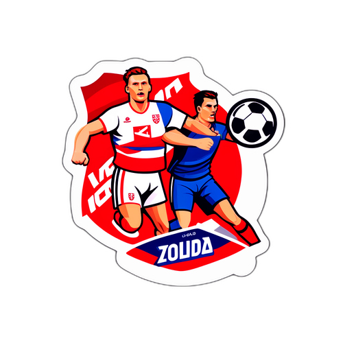 Sportposter Polen gegen Holland