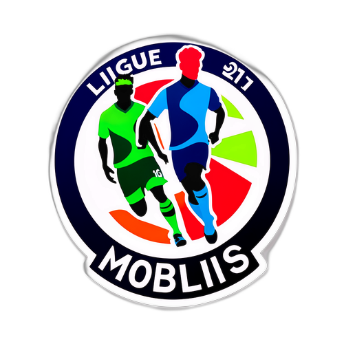 Autocollant du logo de Ligue 1 Mobilis