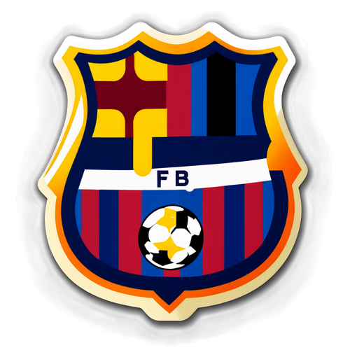 Furaha ya Mashabiki! Sticker Mpya ya FC Barcelona Imetengezwa kwa Mtindo wa Kisasa!