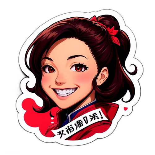 愛のある笑顔のデザイン