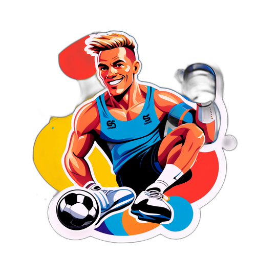 Staffan Olsson i atletisk positur