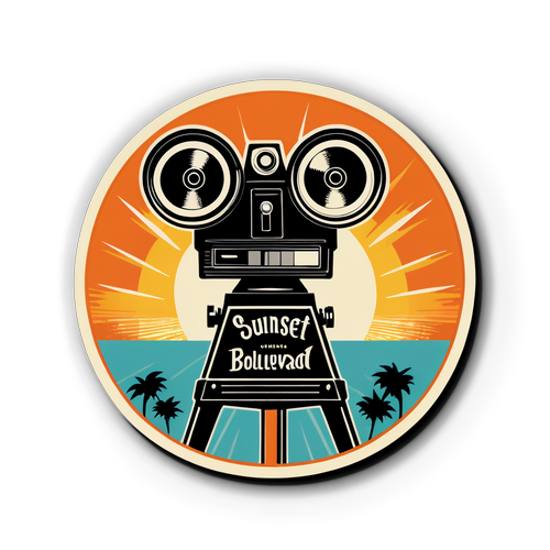 Vintage Filmkamera Illustration