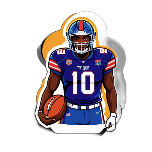 Sticker ya Tyrique George Nambari 10