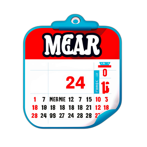 Оригінальний календар з виділеною датою "24 листопада" у спорті