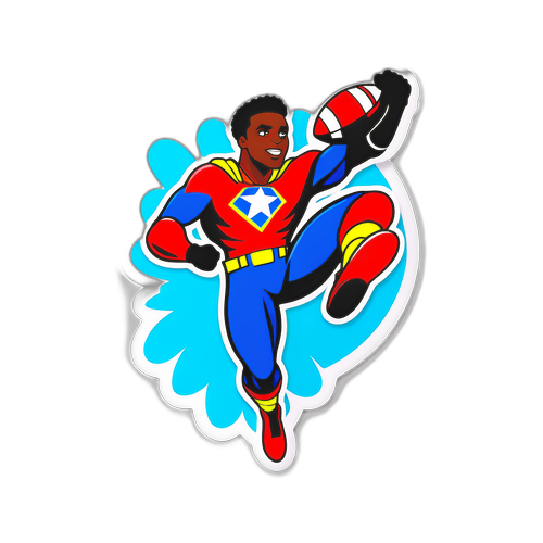 Thierno Barry Süper Kahramanı Sticker