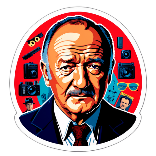 En klassisk porträtt av Gene Hackman