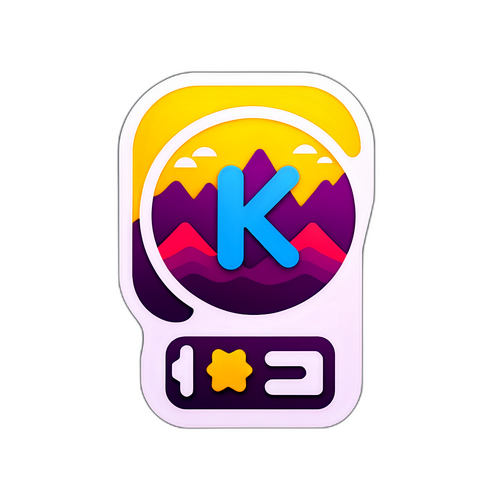 K-Pass의 단순함을 나타내는 디자인 스티커