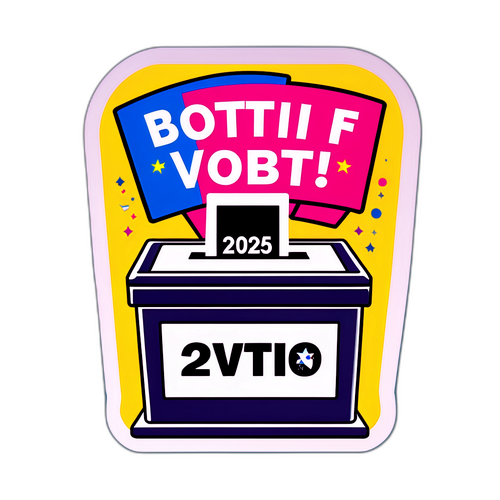 2025年の参議院選挙デザインステッカー