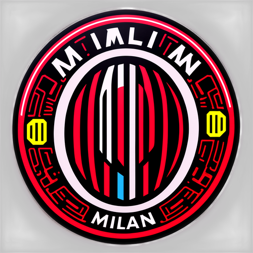 Revolusi Bola Sepak: Sticker Futuristik AC Milan yang Menggabungkan Tradisi dan Teknologi!