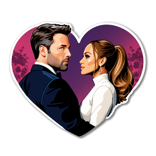 Kisah Cinta Penuh Magis: Ben Affleck dan Jennifer Lopez Dalam Reka Bentuk Hati Yang Romantis!