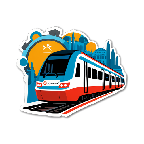 İstanbul Marmaray Taşımacılık Sticker Tasarımı