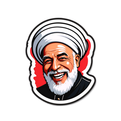 Beyazıt Öztürk'ün Neşeli Anlarını Yansıtan Eğlenceli Sticker