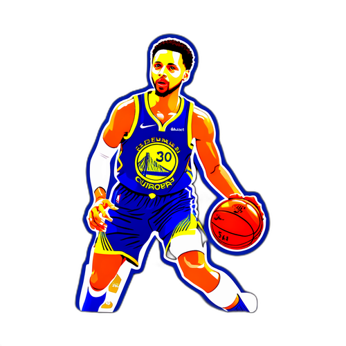 斯蒂芬·庫里的精彩比賽時刻貼紙