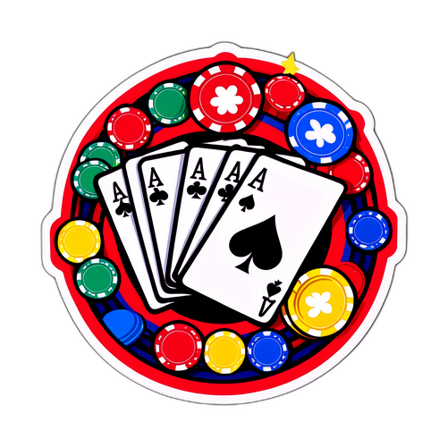 Sticker cu jocuri de noroc tradiționale românești