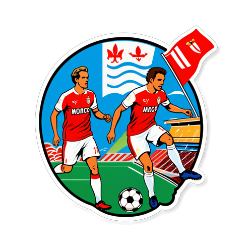 Sticker Monaco contre Benfica