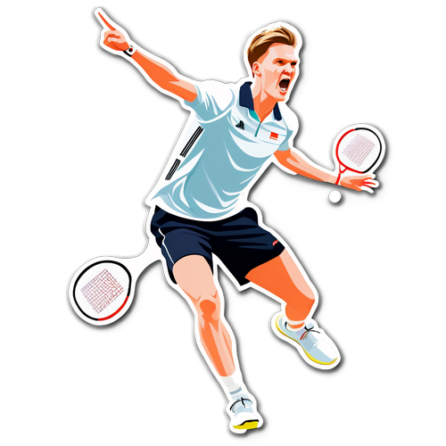 Khám Phá Sticker Viktor Axelsen: Tư Thế Tấn Công Làm Say Đắm Trái Tim Người Yêu Thích Cầu Lông!